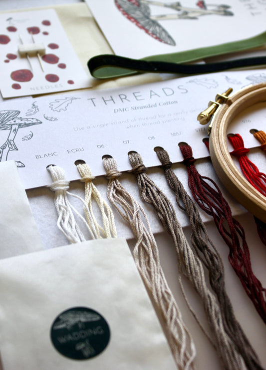 Fly Agaric Stumpwork Kit