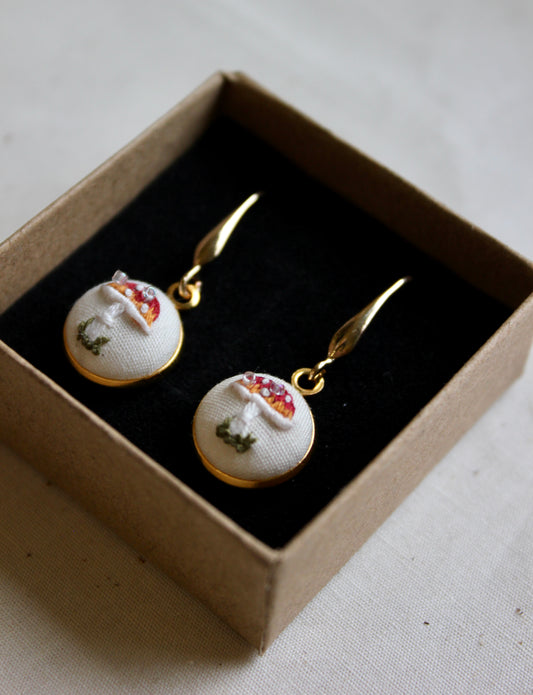 Embroidered Earrings - COMING SOON