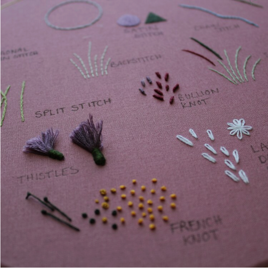 Stumpwork Sampler Class - COMING SOON