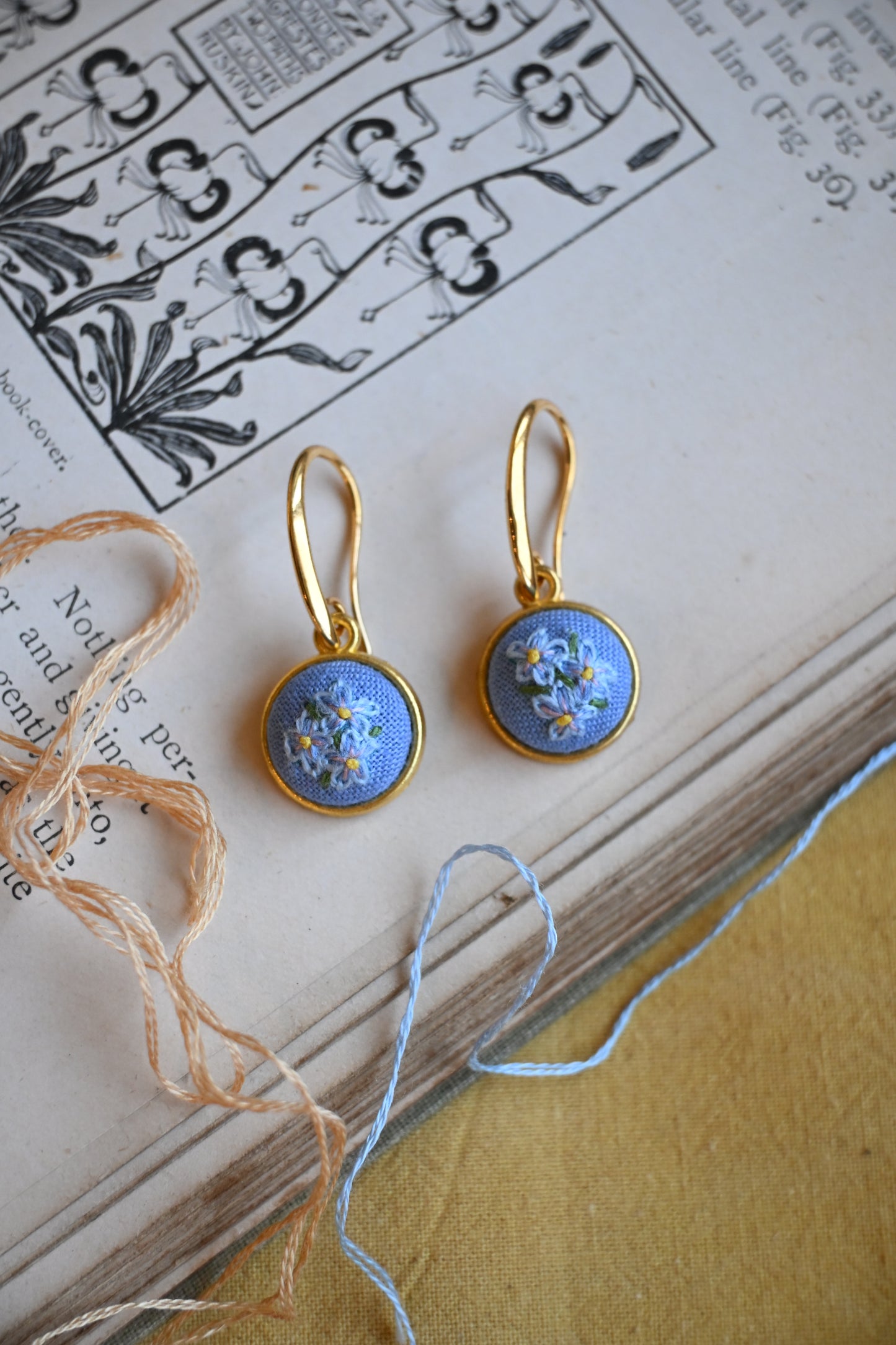 Forget-Me-Not Earrings