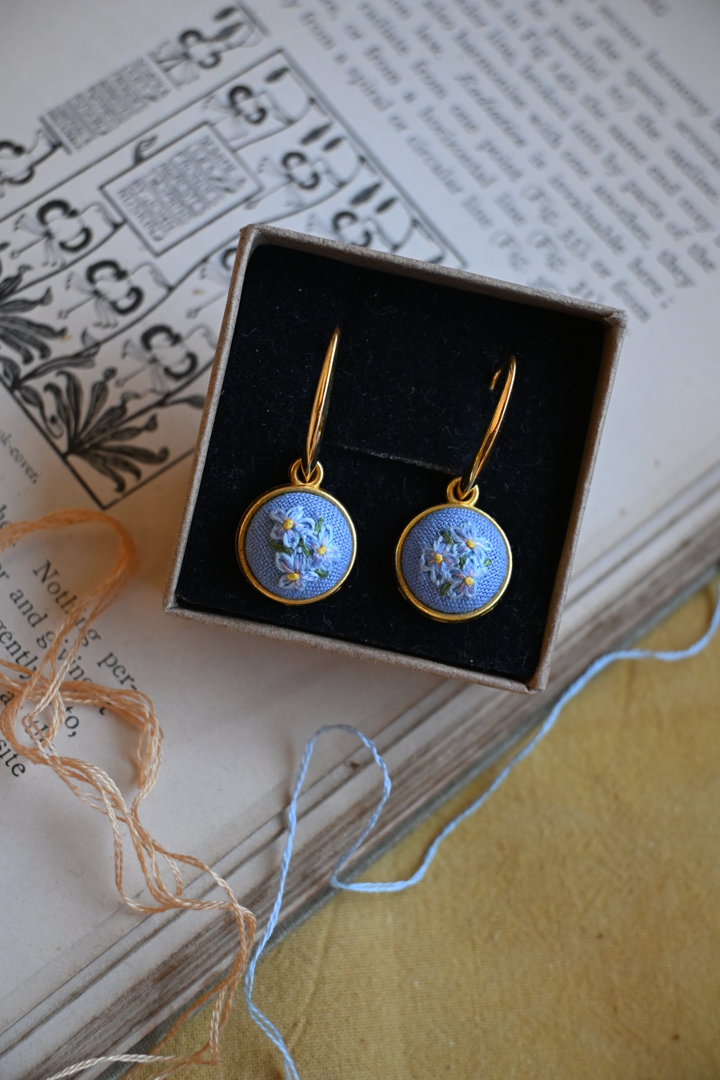 Forget-Me-Not Earrings