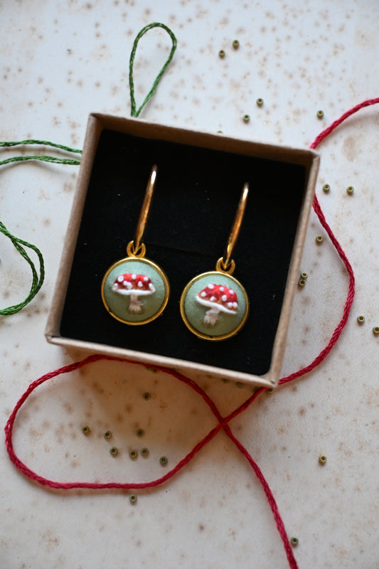 Toadstool Earings