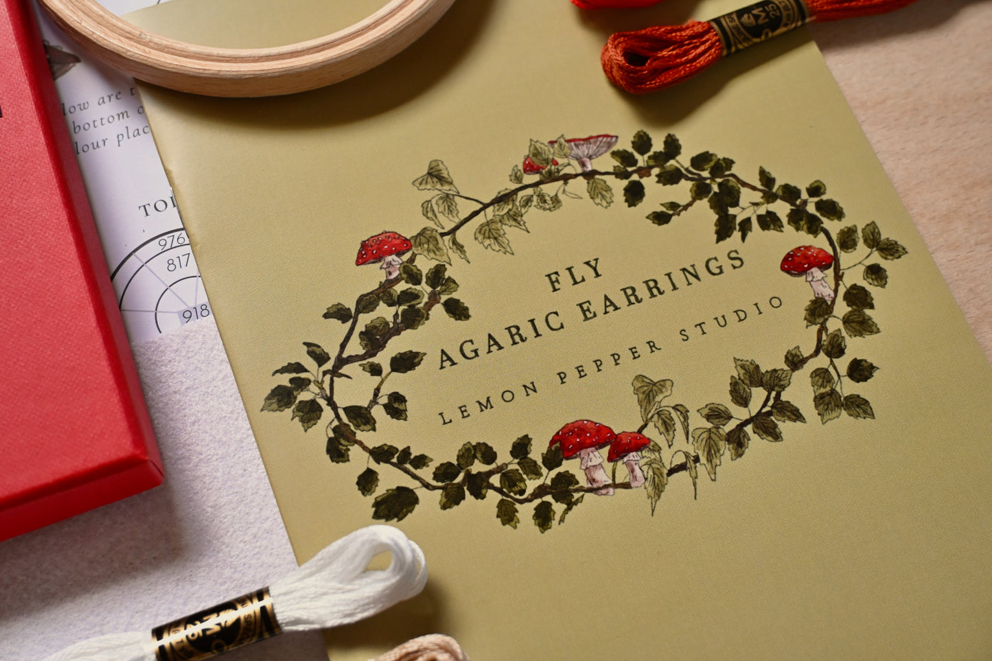 Fly Agaric Earring Kit