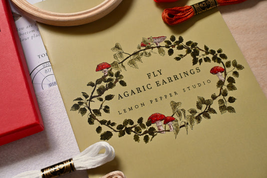 Fly Agaric Earring Kit