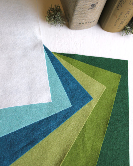 Plain Wool Blend Felt