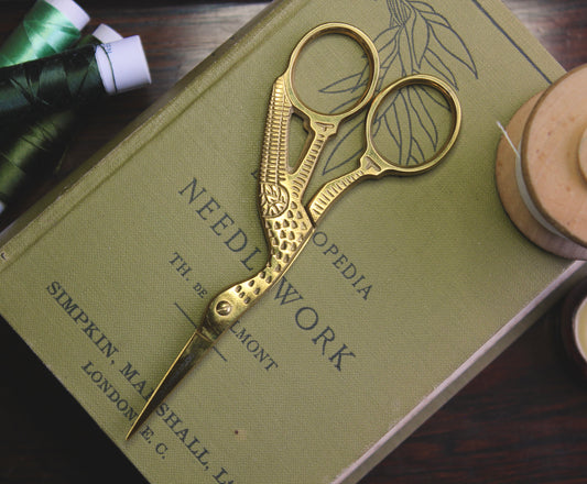 Stork Embroidery Scissors
