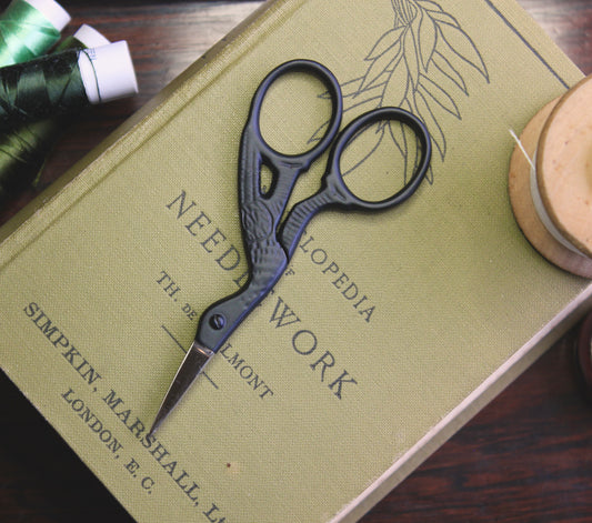 Stork Embroidery Scissors