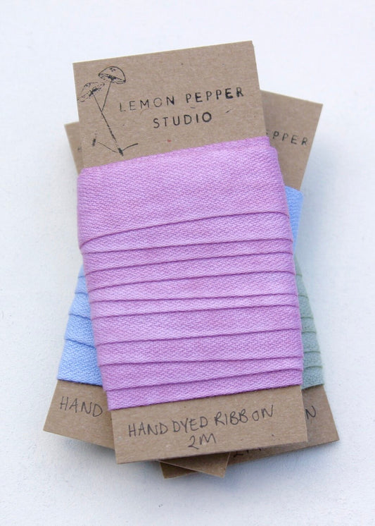 Hand Dyed Cotton Ribbons