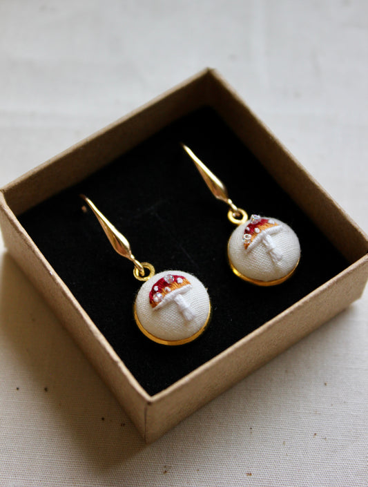 Embroidered Earrings - COMING SOON