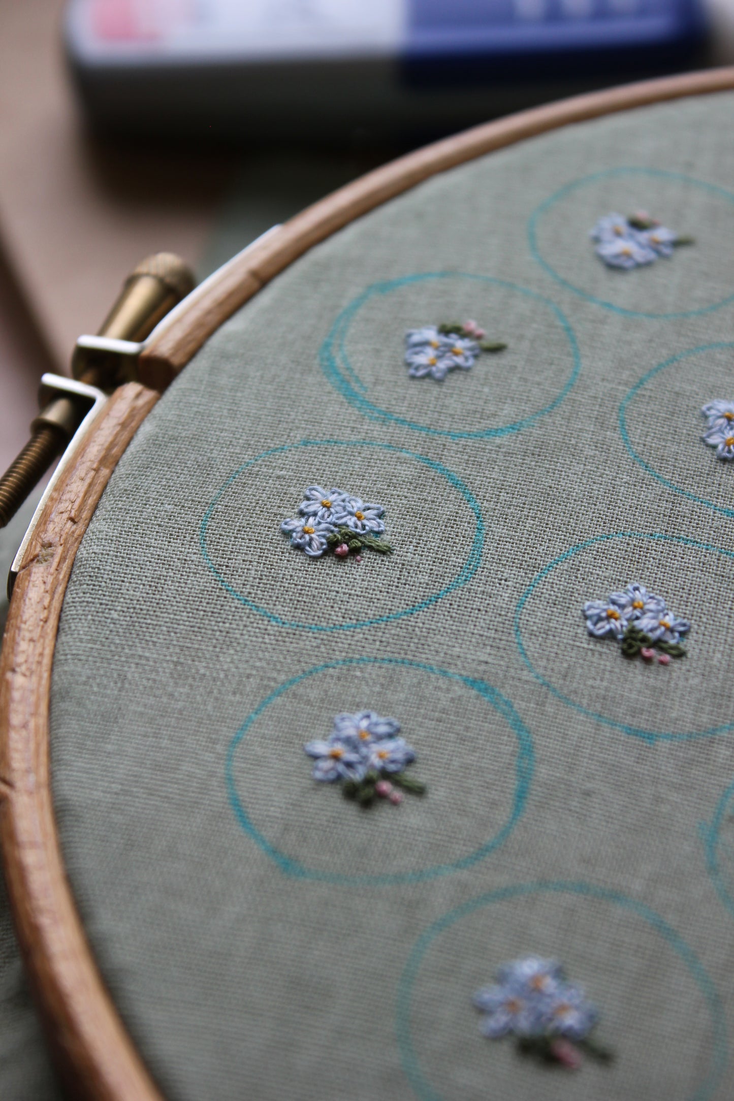 Embroidered Earrings - COMING SOON